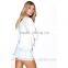 New Design Women Fashionable High Quality t Shirt Design Long Sleeve Cotton t Shirt With Lace TS058