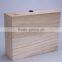 Factory Price Packing Custom Wooden Tea Box, Natural Wooden Box gift packing box