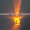 Round 10mm Yellow led lamp for underwater light