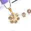 2016 trending products stainless steel jewelry gold jewelry set