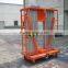 10m hydraulic aluminum alloy double mast lift platform/ aerial man working platform lift