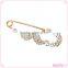 Fashion Rhinestone Mustache Brooch with Pin Sweater Beautiful Brooch