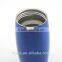 Promotional double wall stainless steel travel mug with flip -up lid