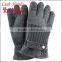 2016 men's woolen gloves with wrist belt for wholesale