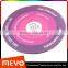 Fashion Rouded Non-slip PU Leather Mouse Pad With Customized Logo