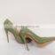 Army Green Pointed Toe Ladies High Heel Shoes Heels Stiletto Women