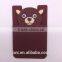 Brown bear cellphone business card pouch practicle design