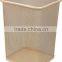 Rectangle advertising trash can