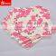 Fold colorful printed table napkin