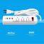 13 Amp US Energy Saving Switched Socket Outlets Power Strip with master Switch and 3 usb port