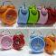 3D numbers scale 3" plastic twin bell alarm clock digital dial desktop clock