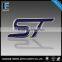 Custom Made Good Quality Zinc Alloy 3D Metal Chrome Logo Badge Car Emblem for Ford
