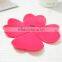 Cheap 3D Lucky Flower Petal Shape Cup Coaster Tea Coffee Cup Mat