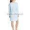 elegant solid deep v neck comfort nightgown plus size