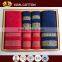 hotsale china supplier 2015 new year bamboo fiber gift towel set