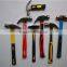 mirror polished rubber handle claw hammer