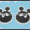 2016 Small Bowknot Custom Heat Transfer Embroidery Patch