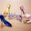 beautiful colorful cheap crystal shoes