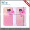 Shining cute lady style with Bow For Samsung S6 EDGE case, Cell phone case For Samsung galaxy S6 EDGE case, 7 colors