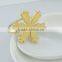 table decoration & accessories type metal alloy snowflake shape napkin ring