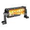 Hot sale 7.5" 12v amber & white color 36w led light bar with flashing