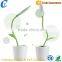 Rechargeable 18650 Creative Touch LED Table Lamp Sapling Shape Learning Eye-Protection Lamp