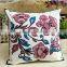 Wholesale 100%cotton canvas towel embroidered decorative cushion covers, sofa covers