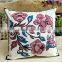 High quality 100%cotton canvas towel embroidered decorative cushion covers, sofa covers