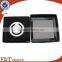 promtion cheap round black dictionary blank metal bookmarks with laser engraving