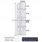 Hot sale office furniture accessories space saving corner book shelf