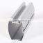6063 T5 Silver wardrobe kitchen cabinet aluminium profile