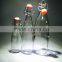 250ml high quality clear empty glass cooking olive oil bottle with swing top lid
