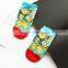 japanese style cartoon anime characters pattern design boat socks women