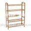 Multi-Function bamboo 4-tiers shoe rack