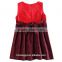 wholesale baby dress NOVA 2015 fashion design girl embroidered flower pretty autumn winter gilr dress sleeveless dresses