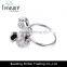 fashion jewelry wholesale hot selling flower shape ring pearl diamond ring