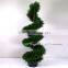 High quality simulation cypress tree artificial topiary spiral bonsai for chirstmas decoration