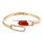 2015 new 18k Thick gold bracelet gemstone bracelet and diamond bracelet
