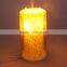 Nice bottle shape glass material golden aroma diffuser with mood light and remote