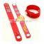 2016 hot sale custom made adjustable rubber wristbands with button                        
                                                Quality Choice