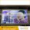 Ultra slim magnetic light box with oxidated black aluminum frame