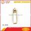 Factory direct metal gold slider for zipper bag garment accessories