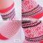 lady jaquard Rumi Socks with pointelle pattern lady sock