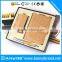 Gold pen with leather notebook gift pen set