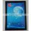 aluminum wall-mounted snap frames, 25mm clip on frame black advertising frame