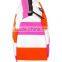 china factory design stripe female washing bag/toiletry bag with rainbow for summer