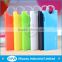 fashion small size polymer battery mobile power bank charger with LED light ring