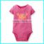 Wholesale infant cotton bodysuit baby bodsuits baby shortsleeve bodysuits
