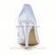 New Arrival Good Quality lace satin bridal shoes from China manufacturer
