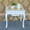 2016 Popular white home furniture small size white wooden coffee table